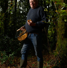 Hans boer zoekt girolles.jpg